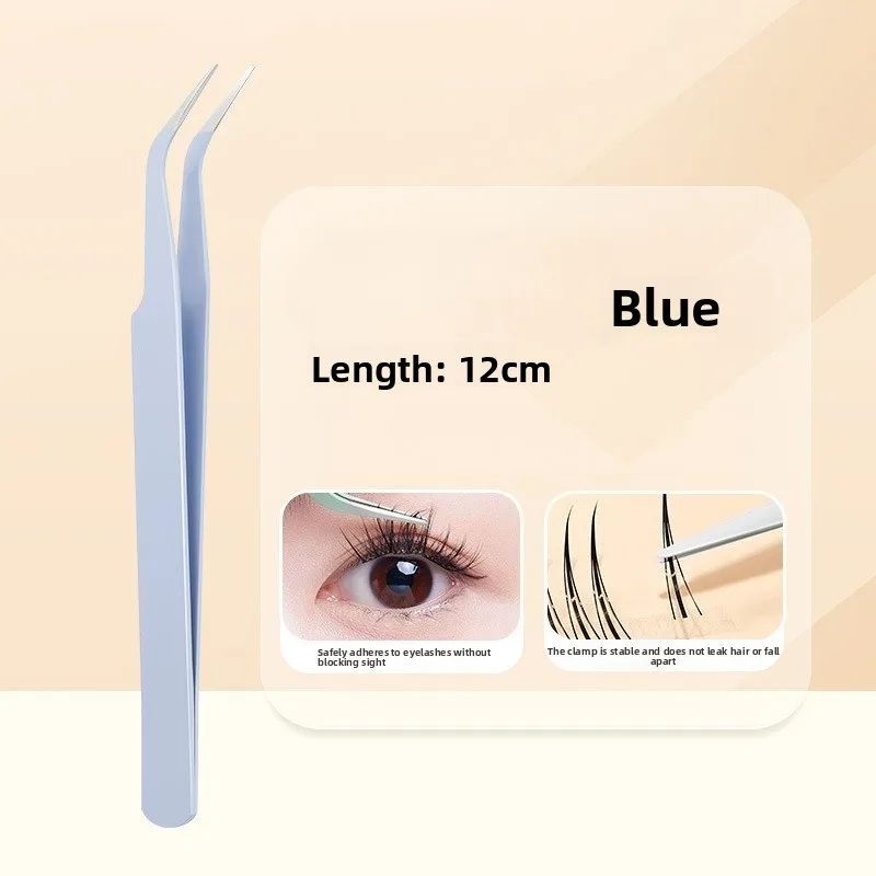 Edelstahl Scrapbook Aufkleber Band Picking Gerade Kopf Ellenbogen Pinzette Album DIY Handwerk Liefert Wimpern Verlängerung Pinzette