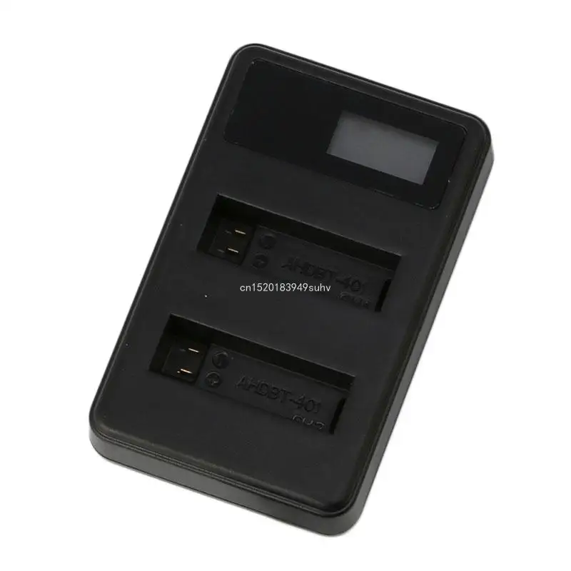 1600mAh 배터리 AHDBT-401 2개 + 듀얼 USB 충전기 키트(새 제품)