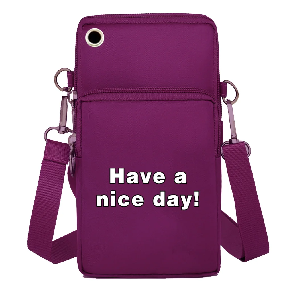 Waterproof Universal Mobile Phone Bag for Iphone/Huawei/Xiaomi/Samsung Food Series Cell Phone Case Women Wrist Pack Coin Purse