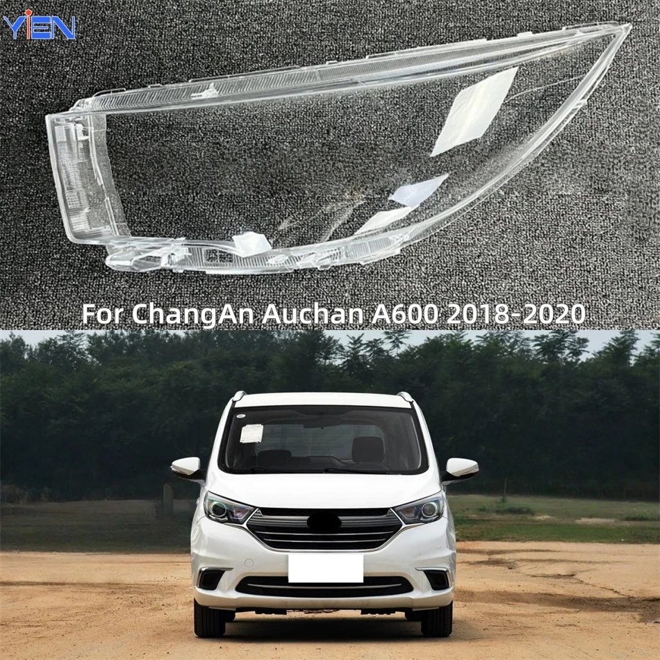 

For ChangAn Auchan A600 2018 2019 2020 Car Products Lights Cover Headlamp Housing Car Front Headlight Lens Cover Lights Shell
