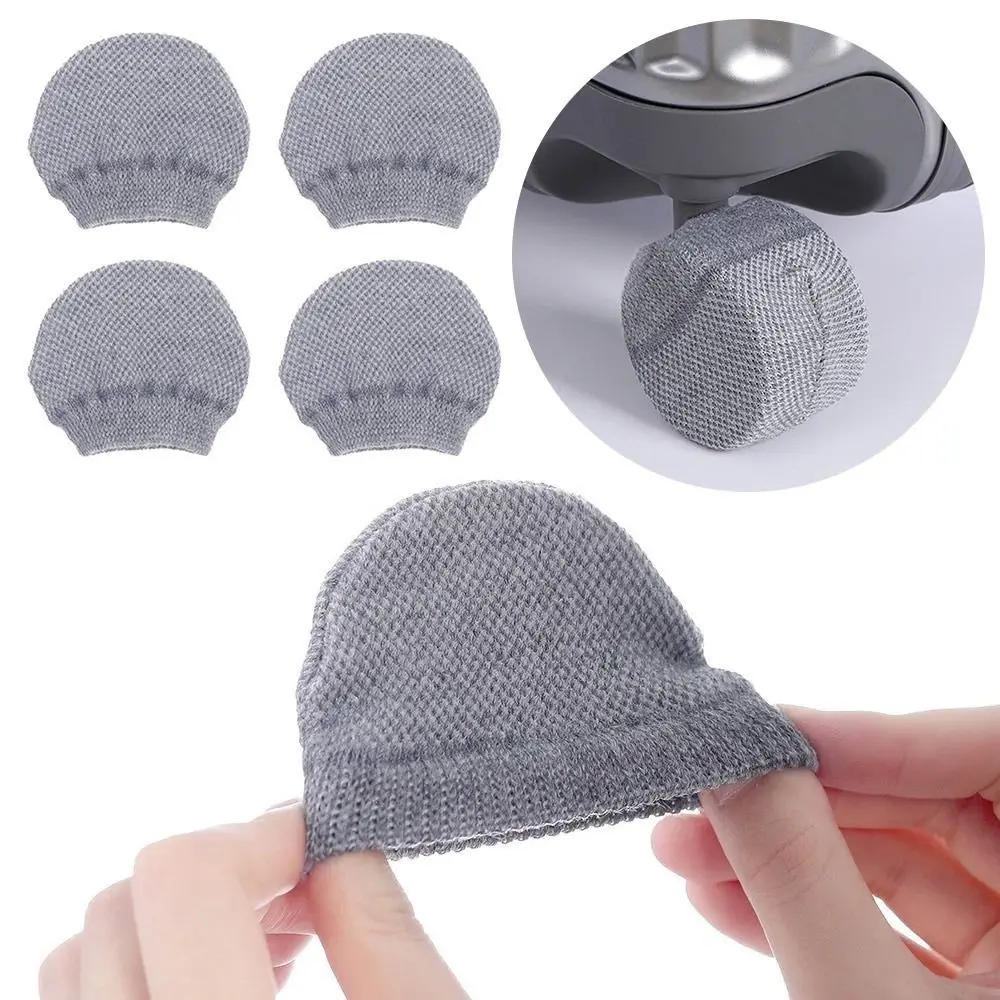 Cloth Luggage Wheels Protector Anti-slip Elastic Wheels Cover Shock Absorption Wear-resistant Chair Foot Pad Luggage Accessories