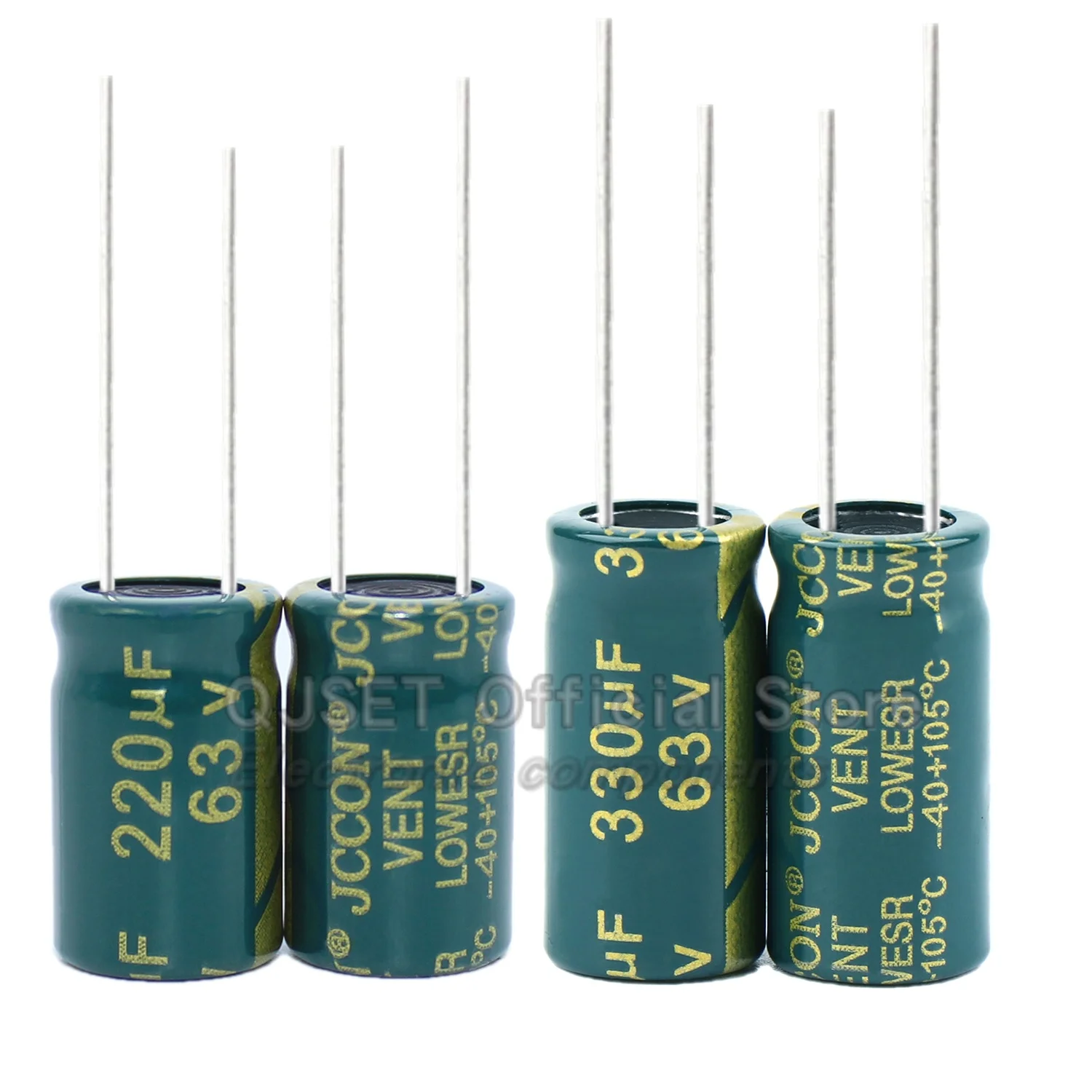 JCCON 커패시터 63V 47 100uF 220uF 470uF 680uF 1000uF 4700uF 2200uF 80V 전원 어댑터 고주파 저저항 커패시터