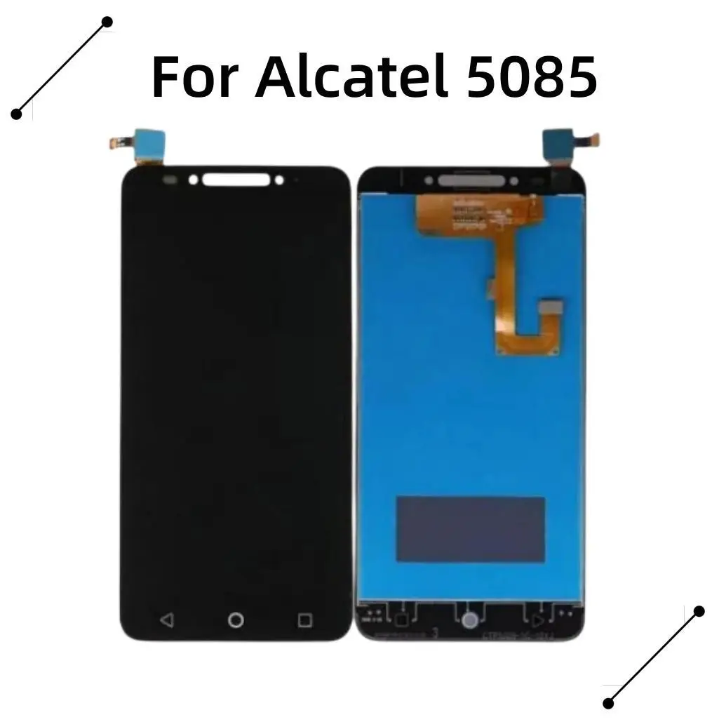 

5.2inch For Alcatel A5 5085 5085Q 5085A LCD Display+Touch frame Screen fingerprin Digitizer Assembly Replacement