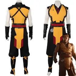 Game Mortal Cos Kombat 1 Scorpion Cosplay Costume Adult Men Uniform Fantasia Outfit Halloween Carnival Party Clothes Disguise