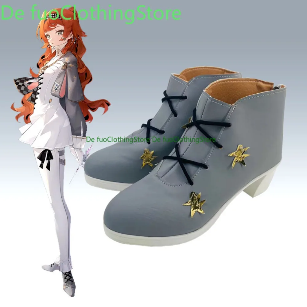 Defuoclothing sonetto cosplay sapatos anime botas de convenção anime jogo rpg sapatos e botas festa de halloween