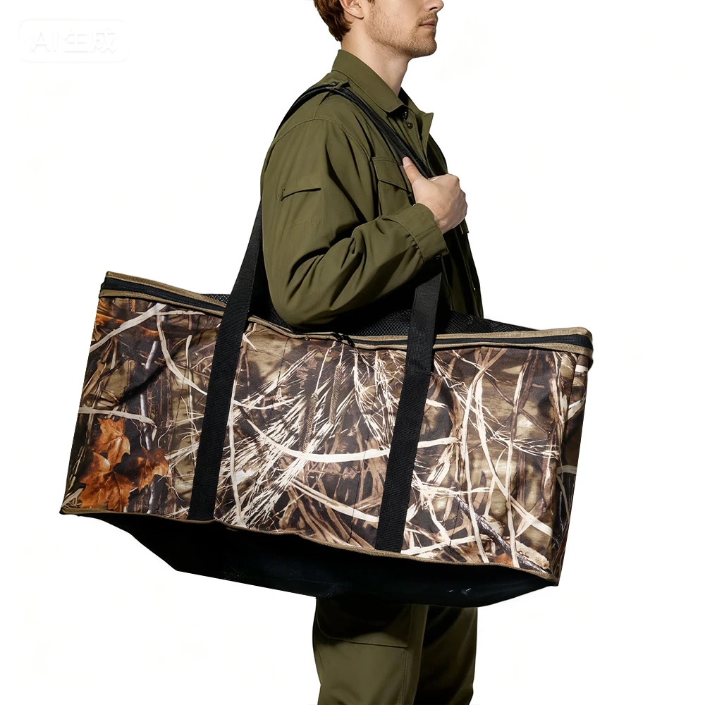 10 Slot Waterfowl Duck Decoy Bag - Essential Duck Hunting Accessory for Securely Protecting Duck Decoys