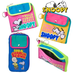 Snoopy Coin Purse Kawaii Wallet Cute Storage Bag Card Bag Fashion Mini Short Card Coin Key Bags Student Kids Pen Bag Couple Gift