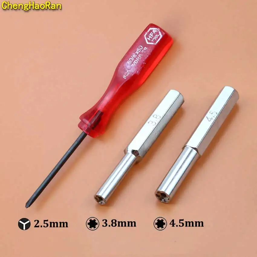 

3.8mm 4.5mm Safety Ccrewdriver Bit Y Screwdriver For NGC SFC MD NES SNES N64 S-EGA GameBoy Game Cartridge Screwdriver Tool