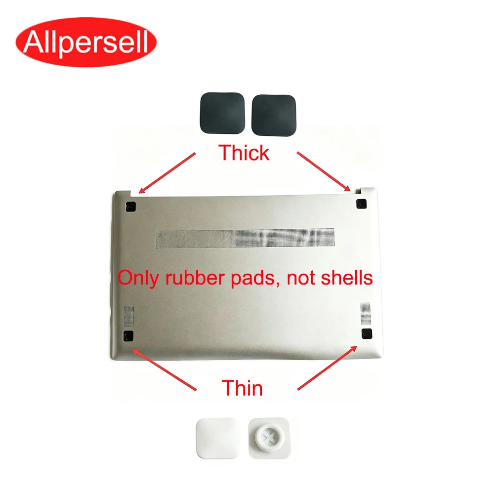 For GalaxyBook NP 750XGL XGR/XGQ NP750XGJ/XGK Laptop Bottom Shell Foot Pad Lower Cover Rubber Pad