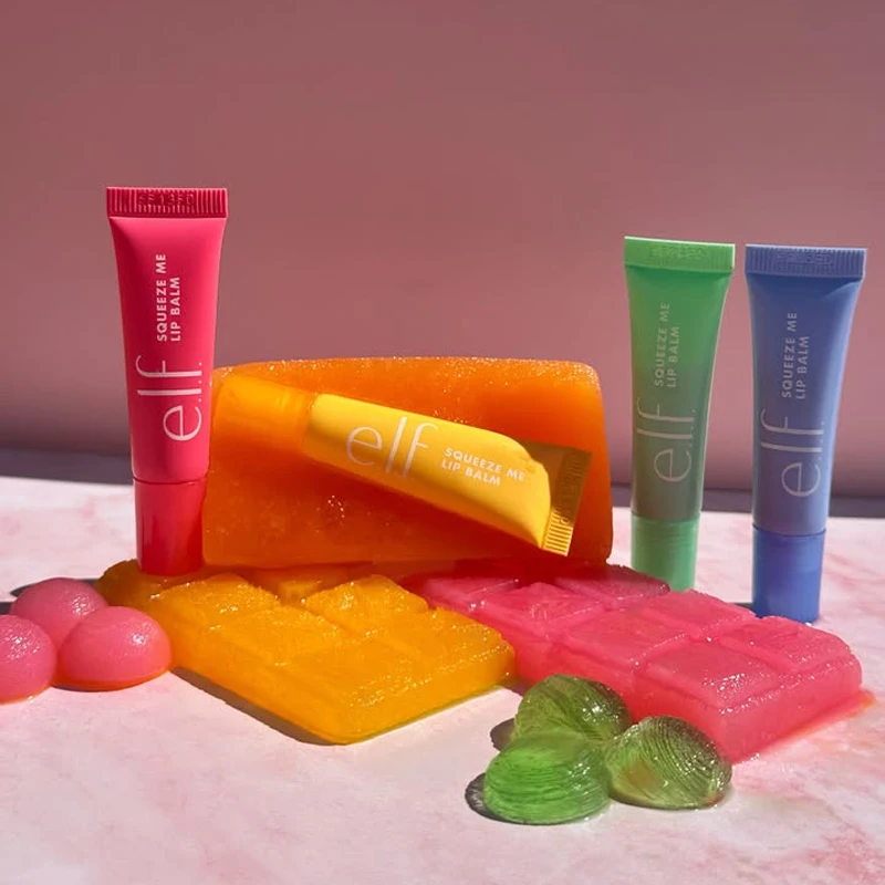 Elf Fruit Lip Balm Dual-ended Fine Shimmer Lipstick Plum Pouty Lips Hydrating Lip Balm Lip Cheek Blush Liquid Blush for Cheeks