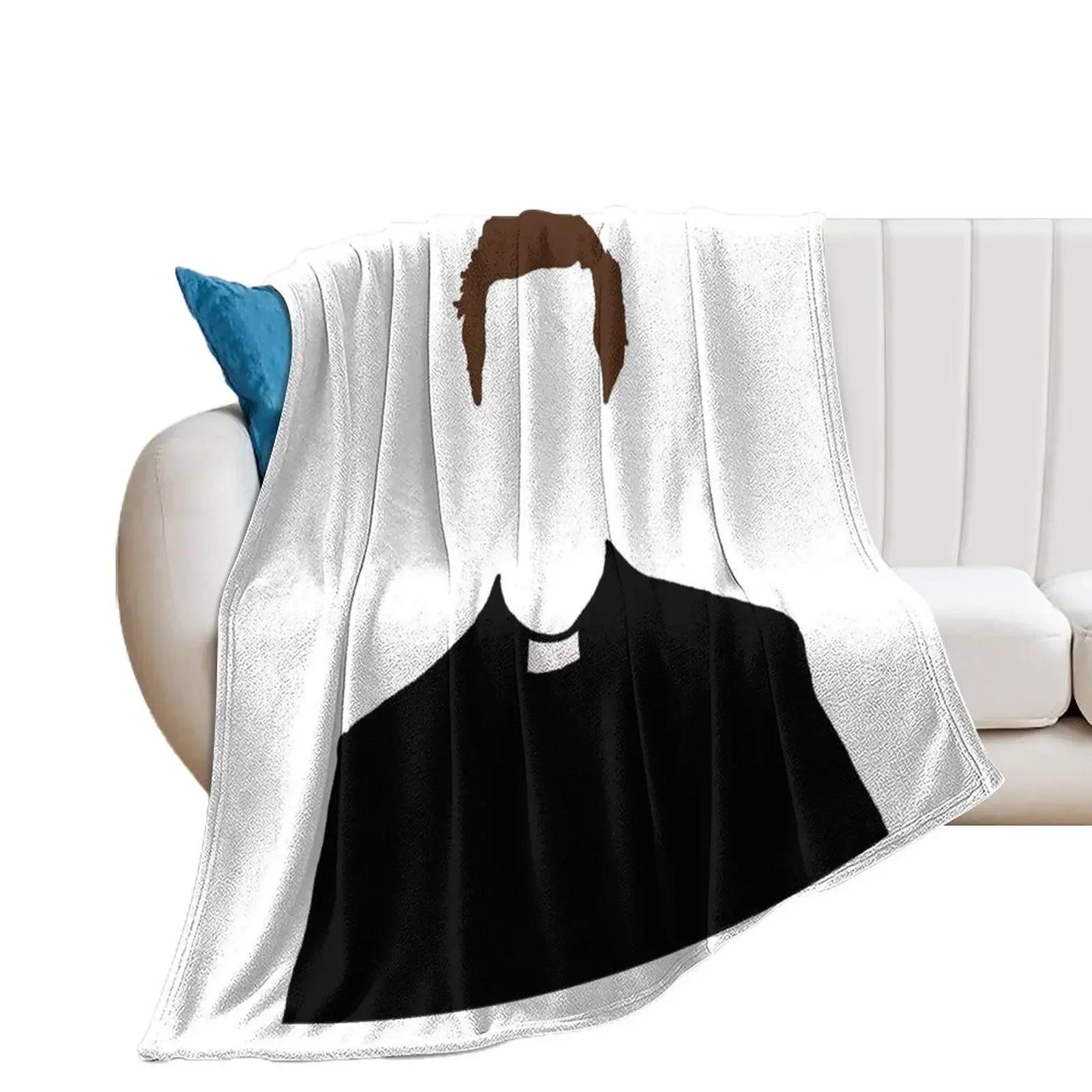 Hot Priest - Minimalist Print Throw Blanket Sofas Blankets Sofas Of Decoration Blankets