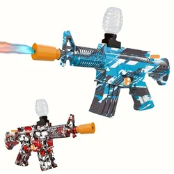 Manual and automatic two-in-one shooting game cool fire-breathing gel ball toy gun, stable electric burst device, strong output