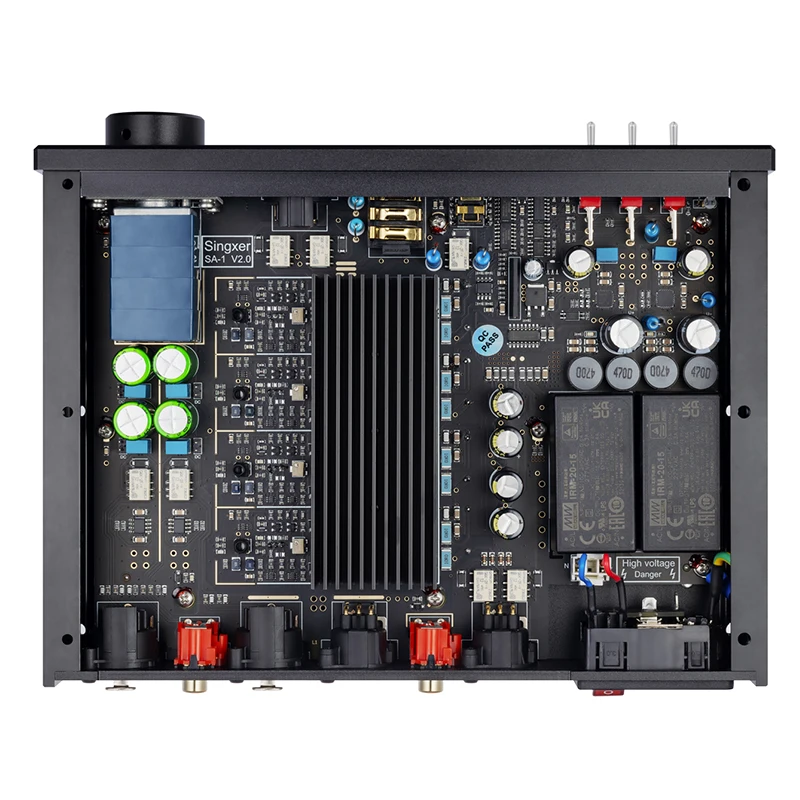 Singxer-AMPLIFICADOR DE AURICULARES SA-1 V2, dispositivo totalmente equilibrado, discreto, Clase A/preamplificador SA1, compatible con interfaz múltiple XLR/6,35mm/4,4mm