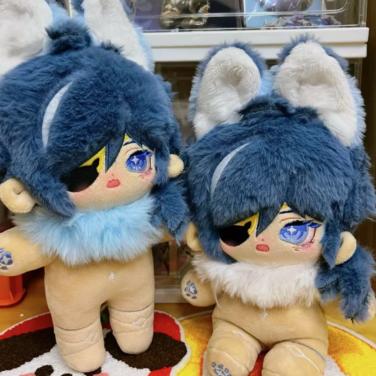 Stuffed 20cm Game Genshin Impact Kaeya Anime Figures Cosplay Plush Dress Up Body Dolls Gifts Toys for Children Fans Collection