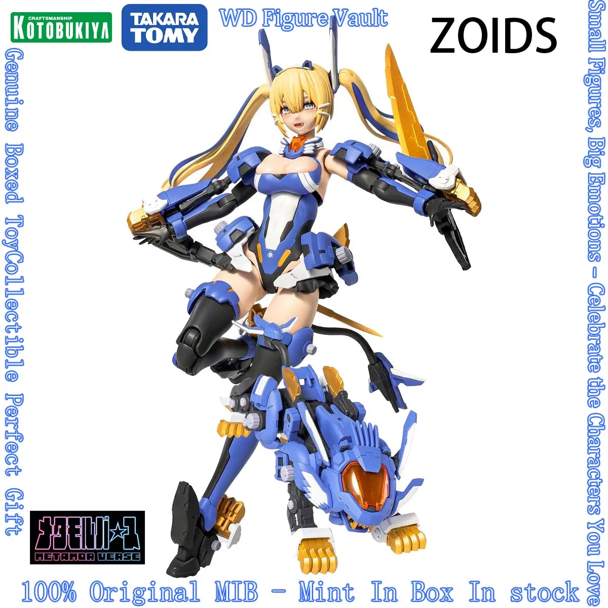 En stock KOTOBUKIYA x TAKARA TOMY ZOIDS CHRONICLE METAMOR VERSE (MV-01) BLADE LIGER & SAPPY Figuras Kit de modelo de plástico Juguete de regalo