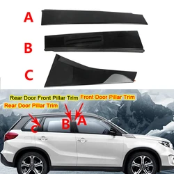 Genuine OEM Front Rear Door Pillar Trim Decoration Outer Garnish Cover For Suzuki Vitara 2015 2016 2017 2018 2019 2020