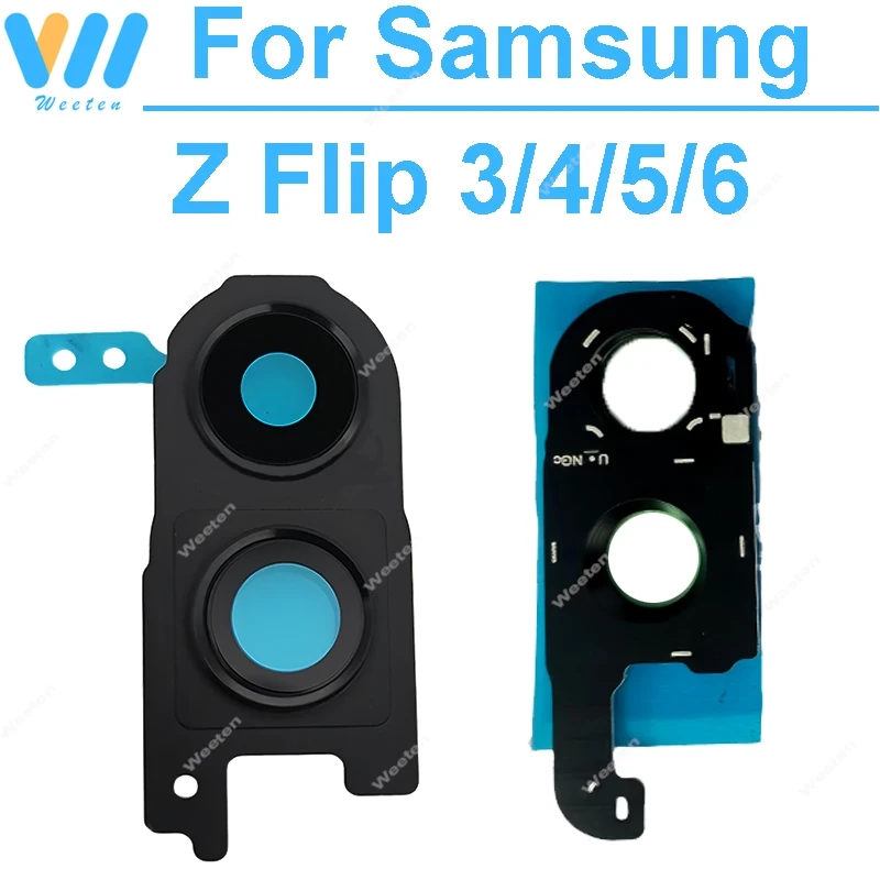 

Стеклянная линза рамки камеры для Samsung Galaxy Z Flip3 4 5 6 Z Flip3 5G Z Flip4 Z Flip5 Z Flip6 WEETEN Кронштейн задней камеры часть