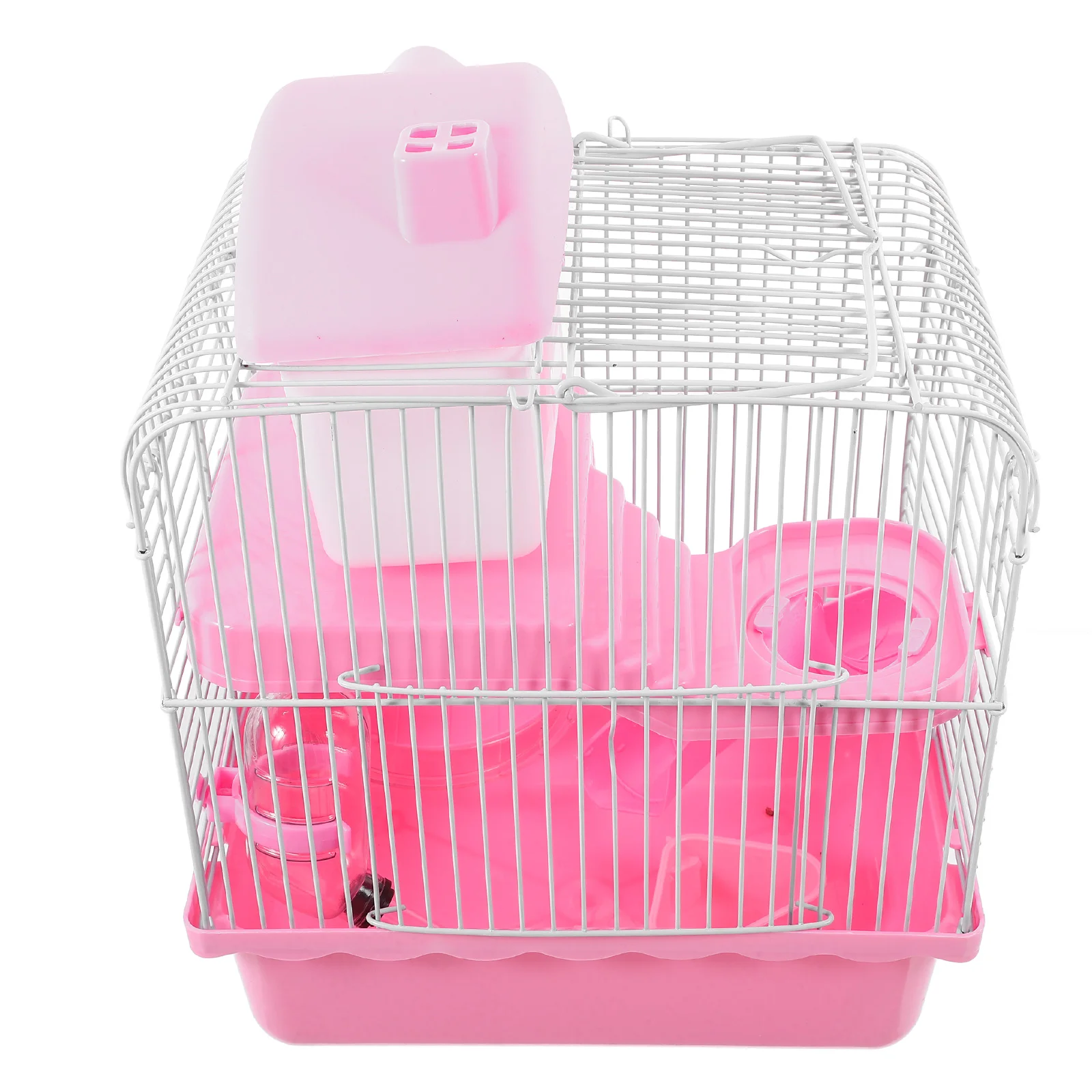 Hamster Castle Cage Large Guinea Pig Toys Pet Villa Double-layer Rat Platform Cages Portable Small Hideout