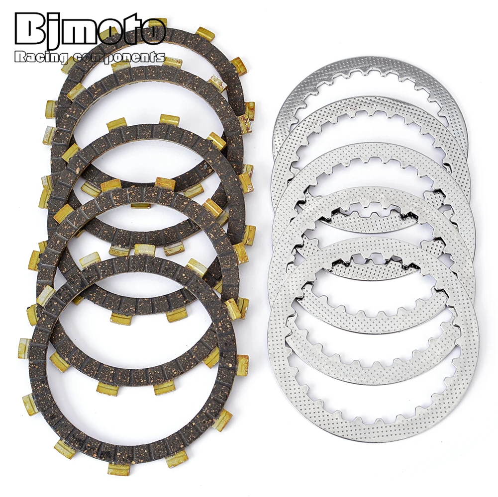 Motorcycle Clutch Friction Disc Plate Kit For Suzuki TM75A AC100 AS100 21441-12010 21441-42G00 21441-12000 21451-23000