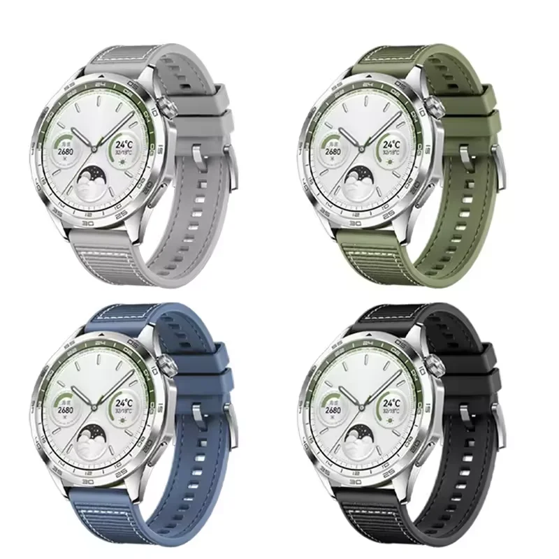 22mm Soft Silicone Strap for Redmi Watch 5 Active/Lite Nylon Braided Comfortable Breathable Band Huawei Watch GT5 46mm Bracelet