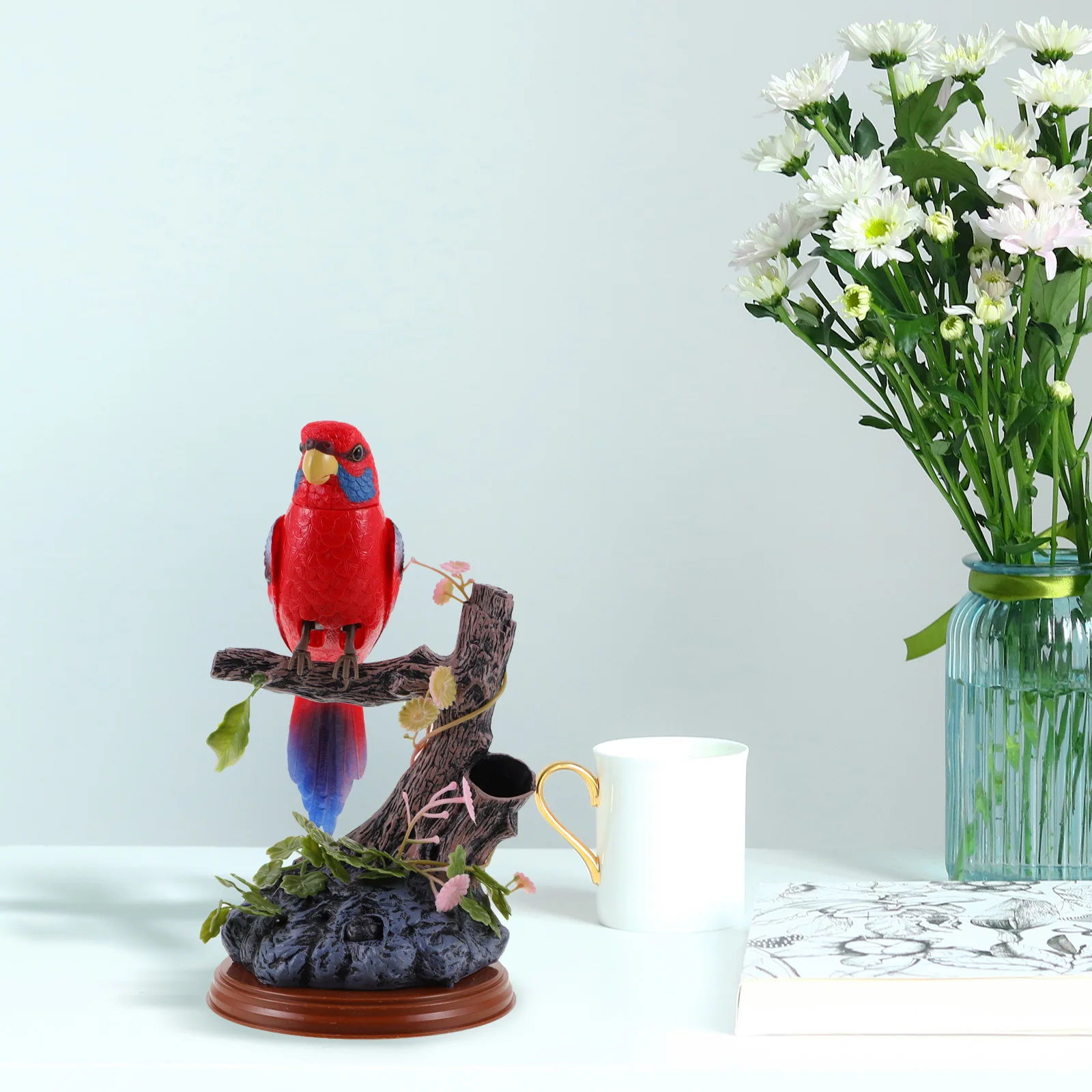

Voice-controlled Bird Simulation Toys Talking Birds Singing Chirping Sensor Activated Parrot