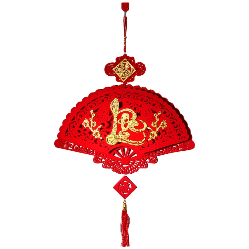 Chinese New Year Tassels Hanging Ornament Pendants Spring Festival Traditional Decor 2024 Lunar Year Decor Pendants