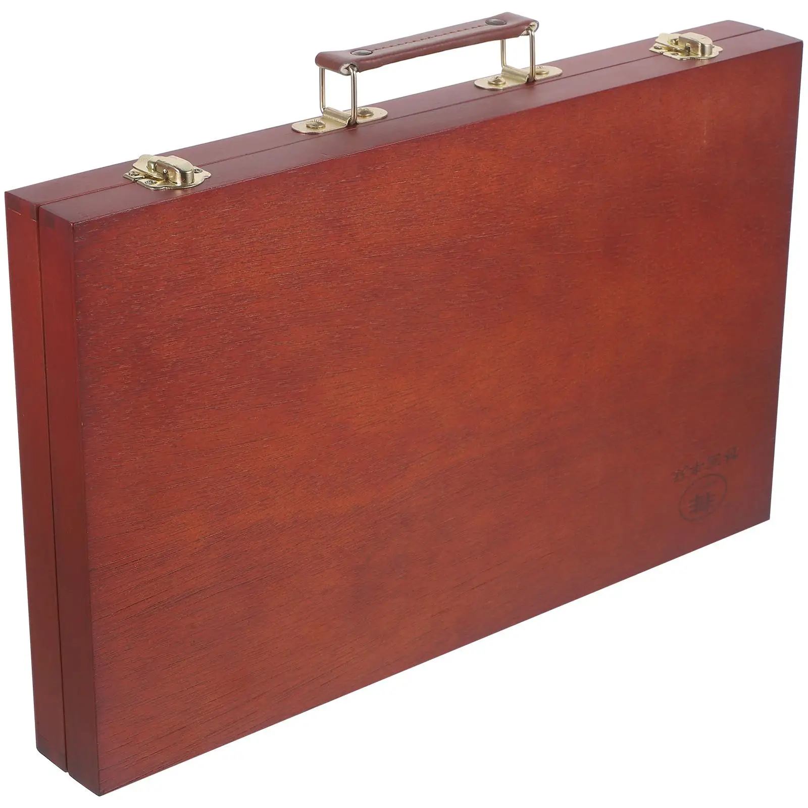 Easel Oil Painting Box Table Top Wooden Pigment Empty Container Tool Kit Drawing Case Travel