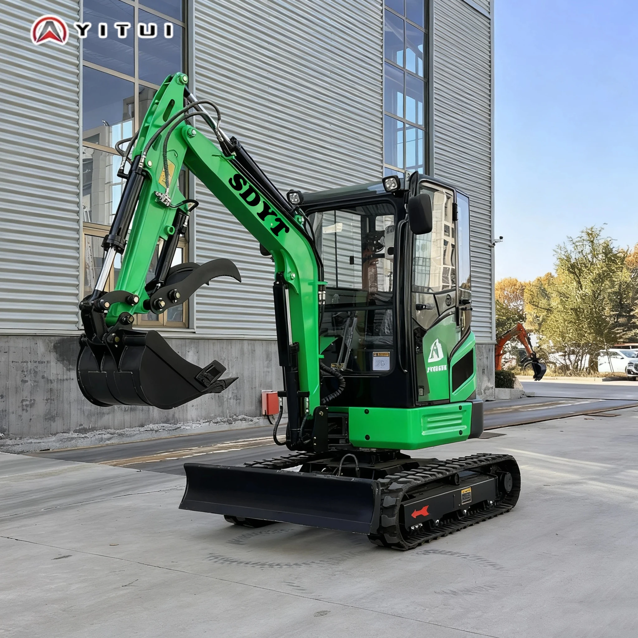 حار 2.5 طن حفارة مخصصة عالية الجودة المشتري صور حقيقية Ce Epa Euro 5 Kubota محرك التسليم السريع حفارة صغيرة