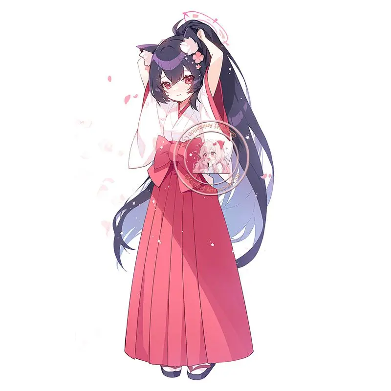 أنيمي الأزرق الأرشيف Shimoe Koharu تأثيري الاكريليك حامل نموذج لوحة الديكور مكتب الشكل عرض المنتج #2