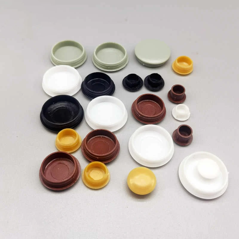 5 ~ 40 مللي متر ثقب بلاستيكي أسود التوصيل لوحة ثقب التوصيل ، الحفر المسمار ، الأثاث ثقب التوصيل ، مكافحة سرقة ثقب الباب التوصيل #5