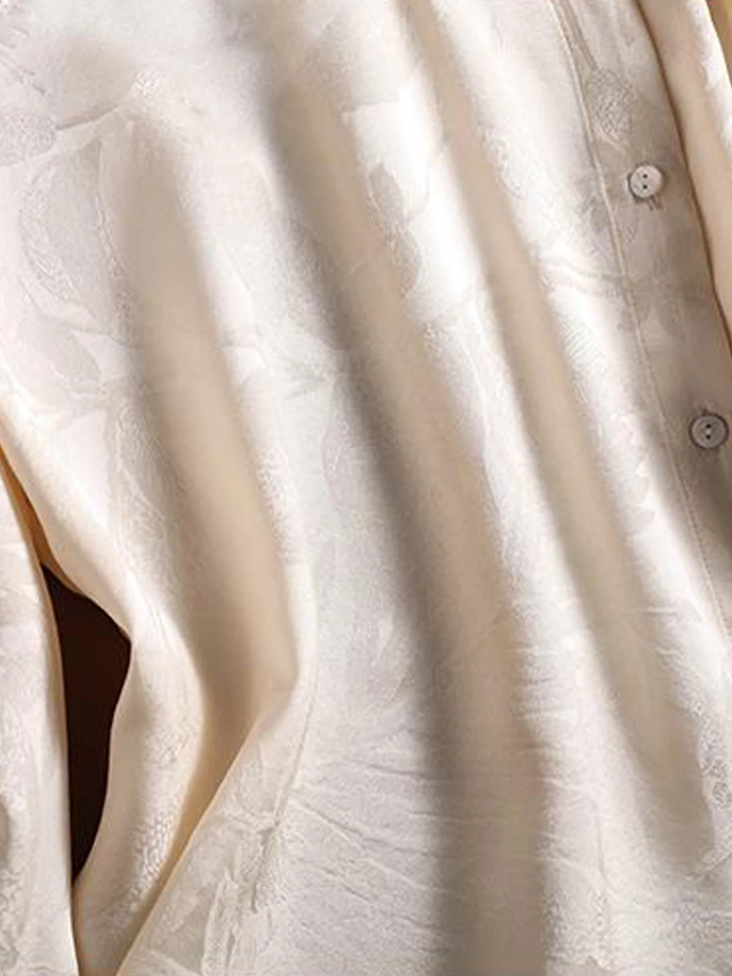 Elegancki kołnierzyk, efektowny haft, idealny do pracy, uniwersalny długi rękaw, koreański styl, prosty krój, jedwab.