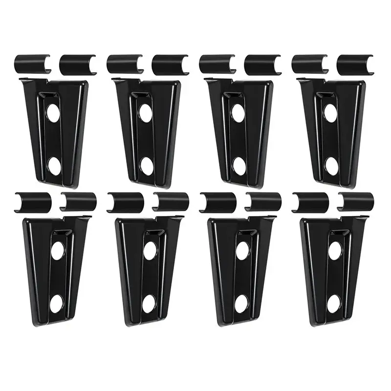 Door Hinge Cover Trim 8PCS For Jeep Wrangler JK JKU 2007-2017 Sport Rubicon Sahara 2/4 Doors