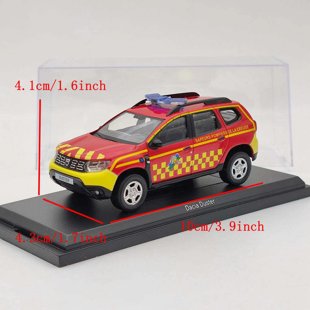 Norev 1/43 Dacia Duster 2020 Sapeurs Pompiers De La Creuse Diecast Models Car Christmas Gift Limited Collection