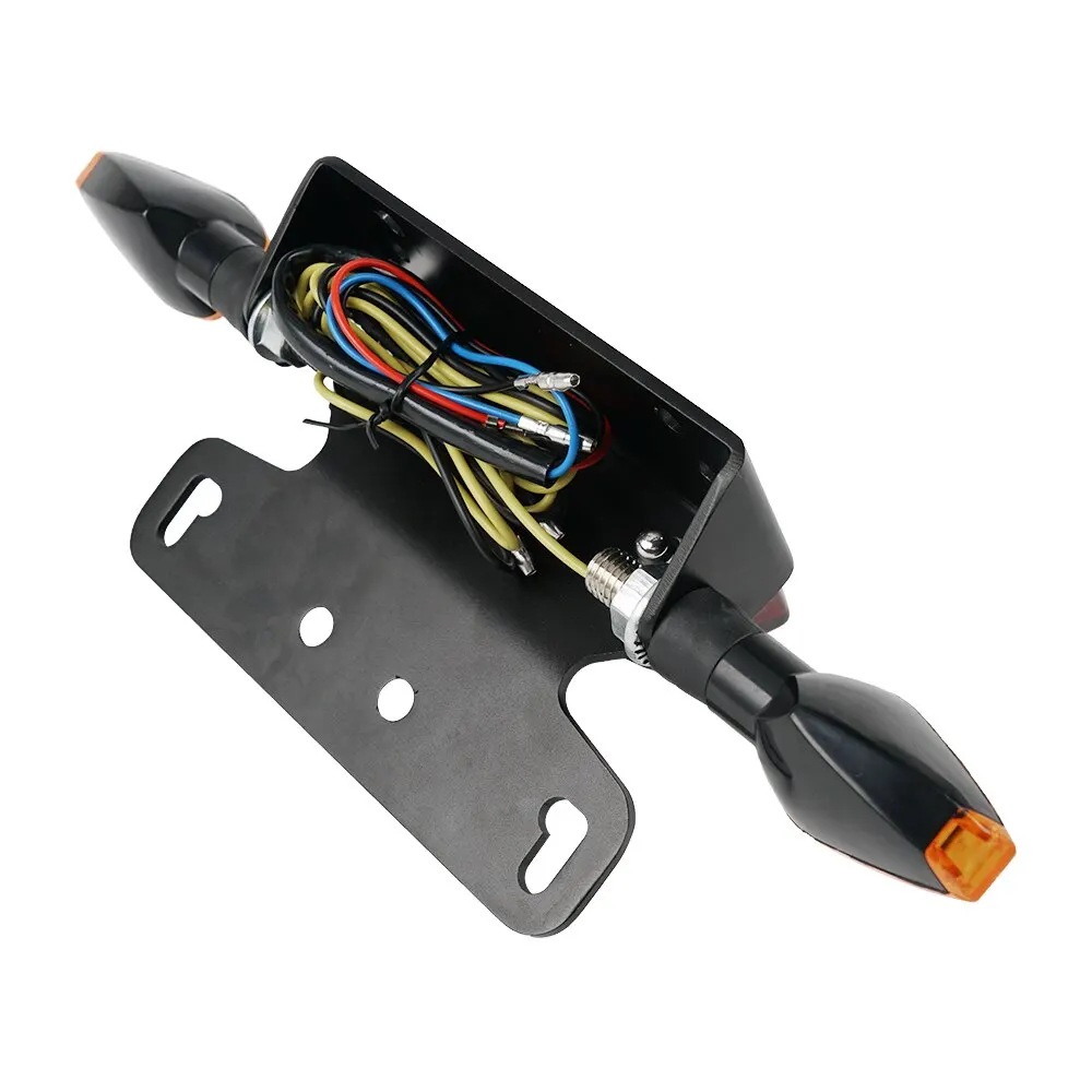 Para Suzuki DRZ400S DR-Z 400S 2000-2024 DRZ400SM DR-Z 400SM 2005-2024 placa de matrícula de motocicleta luz de freno trasero señal de giro