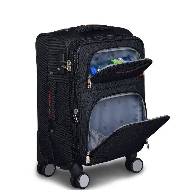 Bagaglio da viaggio ruote Spinner Unisex valigia da imbarco valigia da viaggio con ruote valigia su ruote