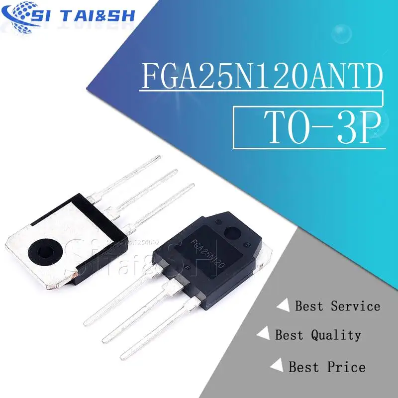 5pcs/lot   New  FGA25N120ANTD FGA25N120 25N120 TO-3P 1200V    NPT Trench IGBT  FGA25N120ANTDTU