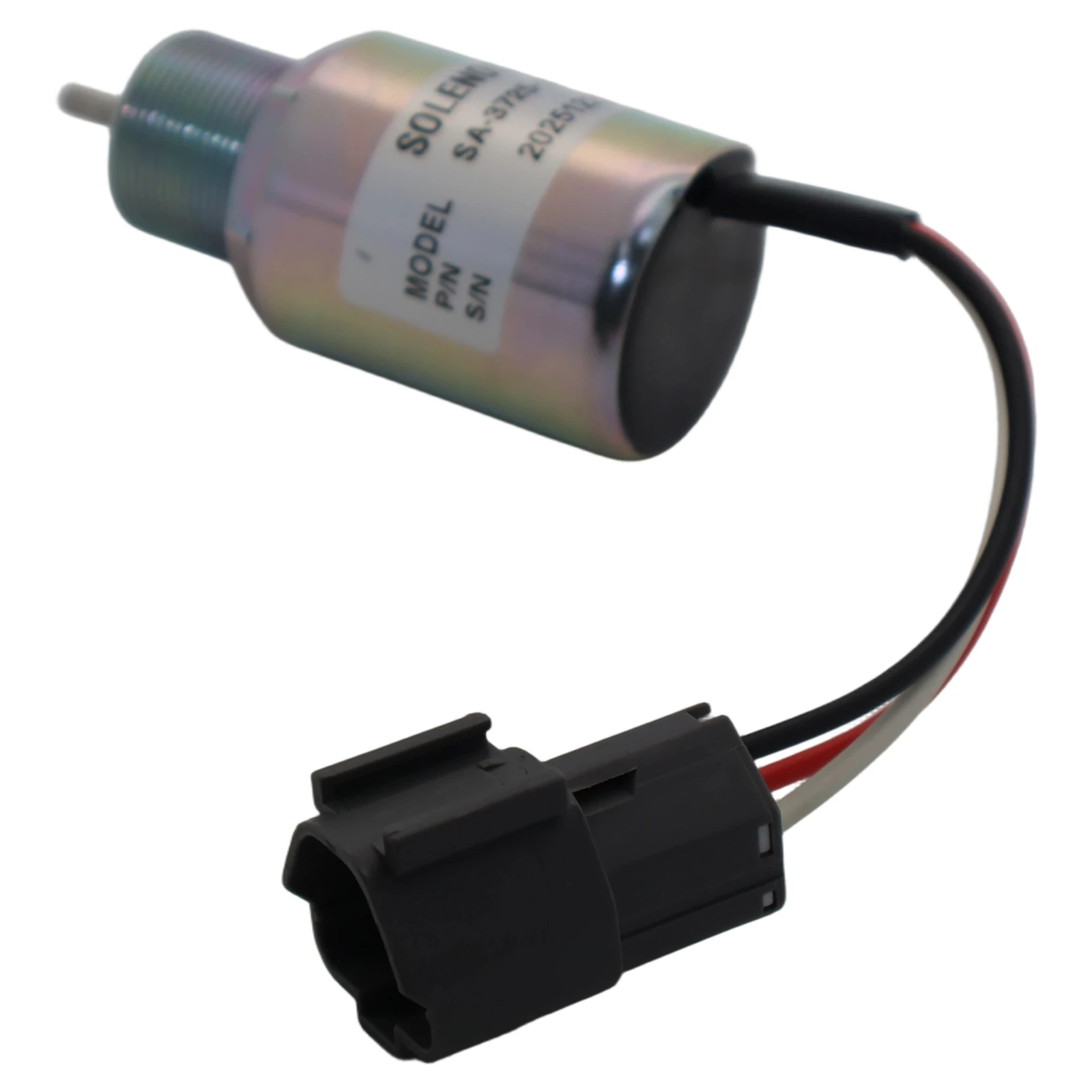 

12V Fuel ShutOff Solenoid Valve SA-3725-12 30A87-20402 For Mitsubishi Engine L3E2-63ESA L3E-31NSA L3E-61KL L3E-63ESA