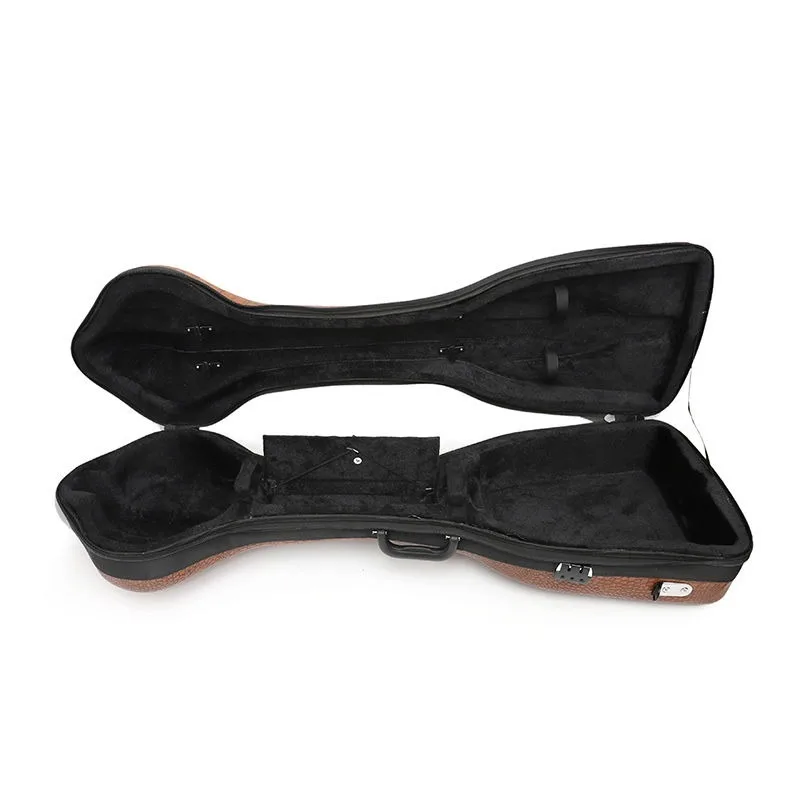 Morin Khuur Box Pressure Resistant Portable Double Backed Mongolian Morin Khuur Box Transportable Musical Instrument Case