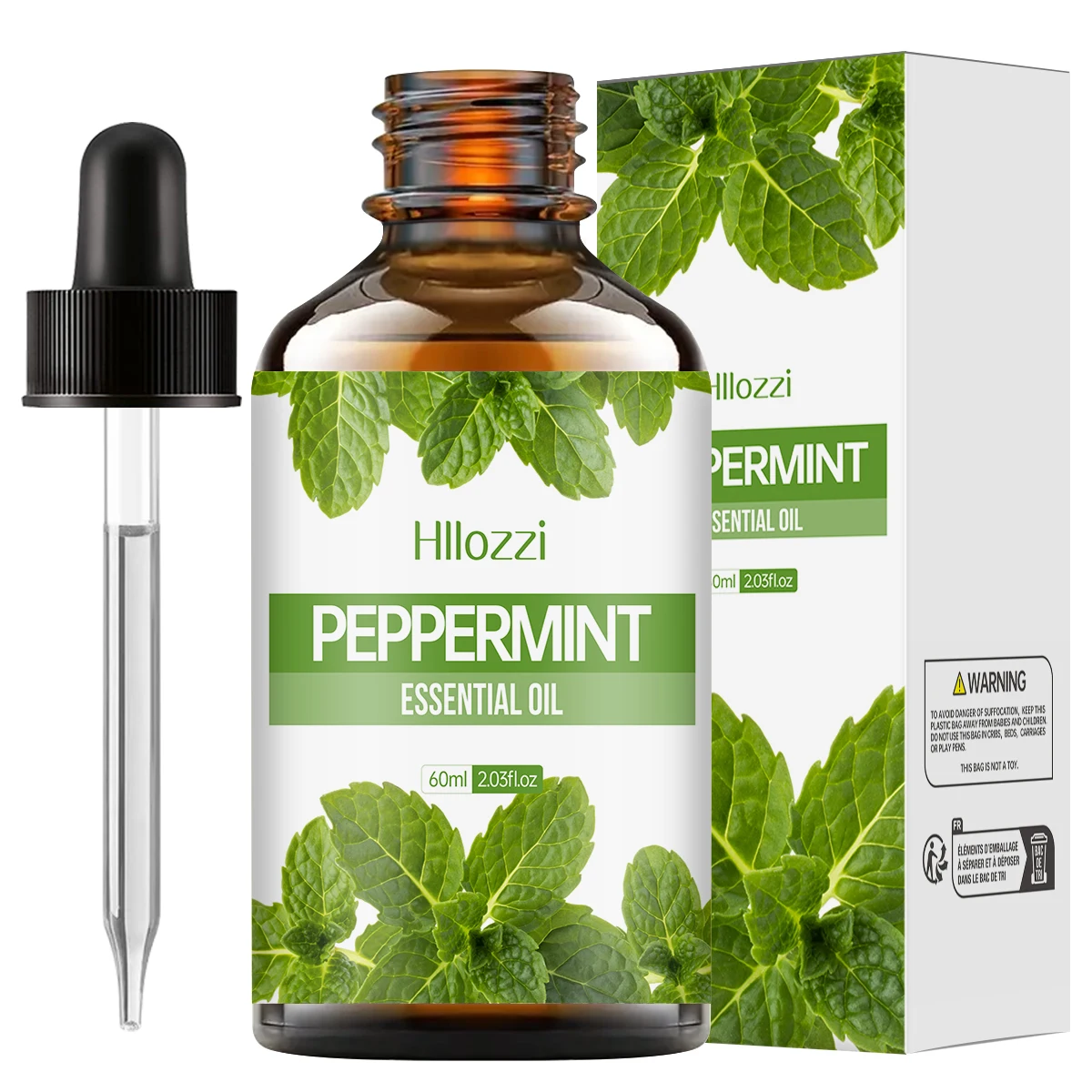 100 ml/60 ml/30 mlPepermint essentiële olie hydraterende multifunctionele essentiële olie aromatherapie kaars auto diffuser - afbeelding 1