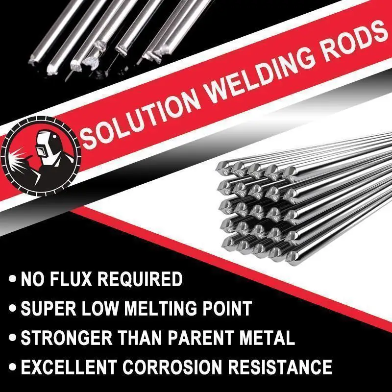 20/40Pcs Welding Wire 33/50cm Low Melting Point copper-Aluminum Solution Welding Flux-Cored Rods 1.6 2.0mm Weld Accessory Tool