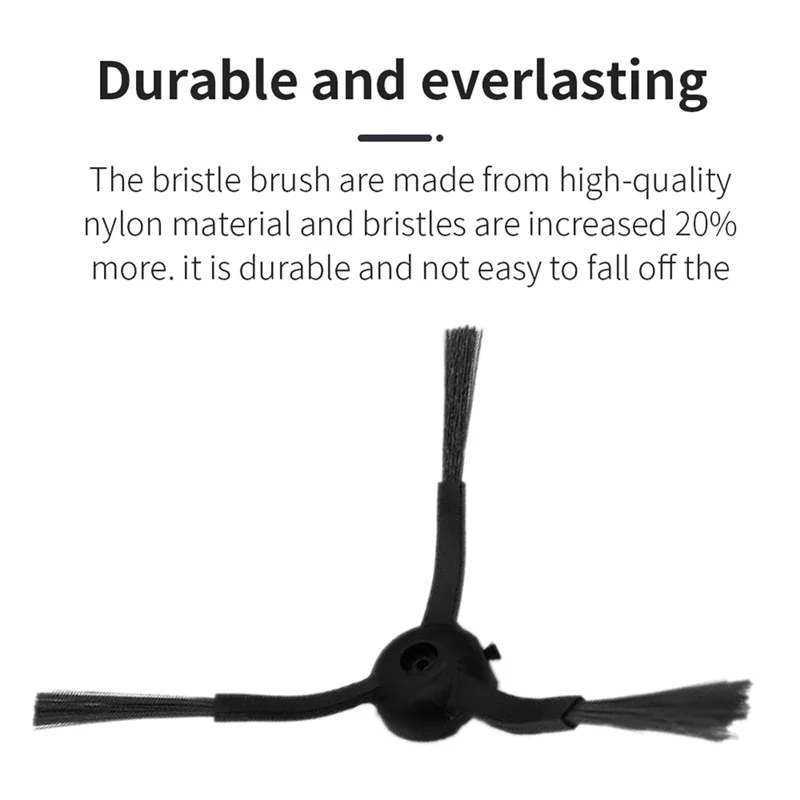 

A63X-8Pcs Vacuum Side Brush For Airrobo T20 Robot Vacuum Cleaner Replacement Spare Parts Washable Side Brush