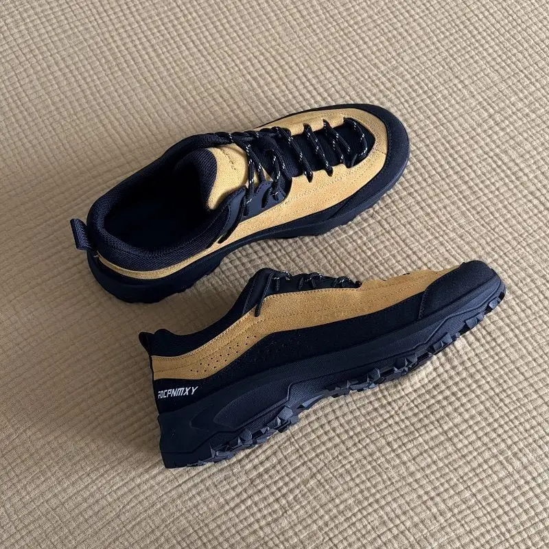 2026 Best Selling Men Hiking Sneakers Non-Slip Men Shoes Mountain Top Quality Climbing Shoe Man Wearable Outdoor Walking Shoes