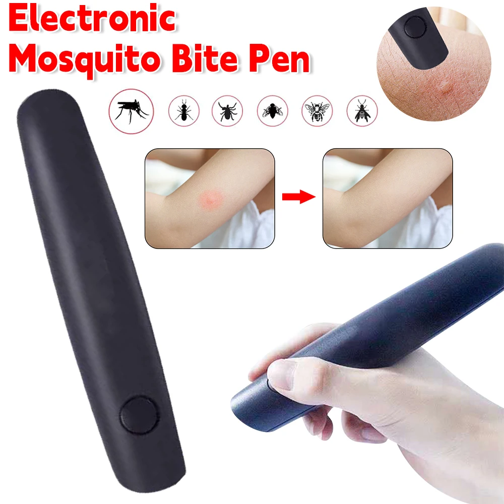 Electronic Mosquito Bite Pen Summer Portable Anti-itch Pen Anti Mosquito Relief Burning Pain & Swelling Relieve Stings Pen