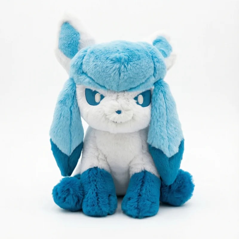 Pokémon Fluffy Hug Series Plush Toy: Glaceon, Sylveon, Leafeon - Kids' Comfort & Companion Doll, Birthday Gift