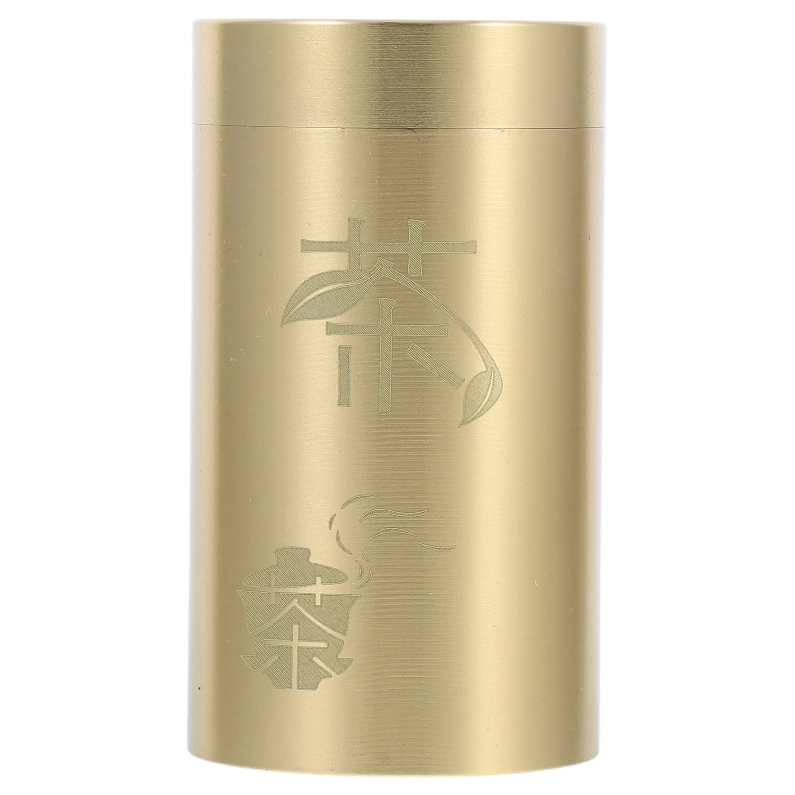 

Brass Tea Storage Can Loose Jars Cup Metal Sealing Canisters for Airtight Mini Container