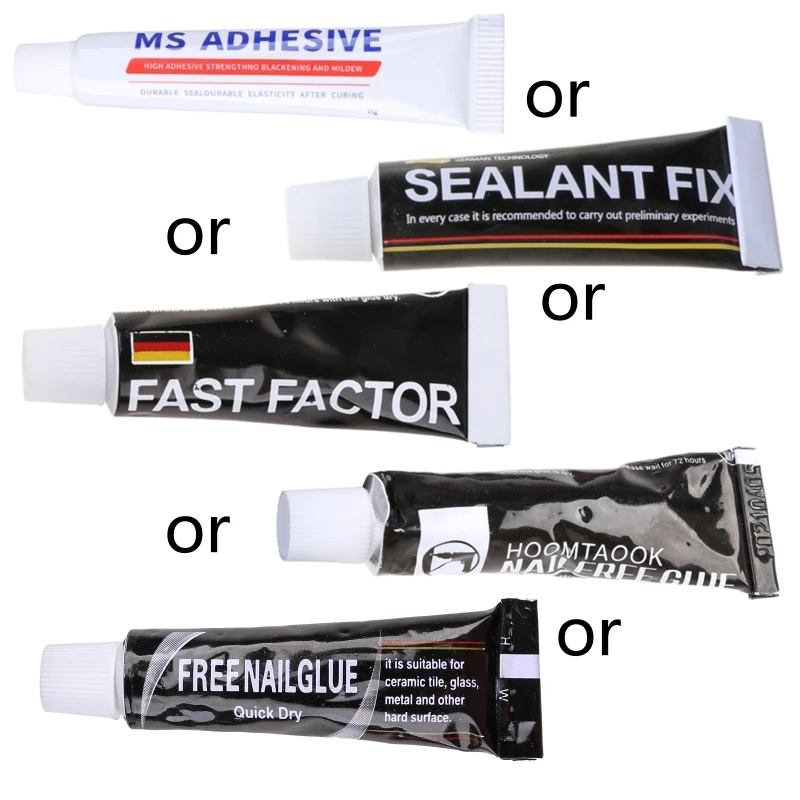 1/5 Pcs Strong Bonding Metal Adhesive Home Mounting Adhesive Waterproof