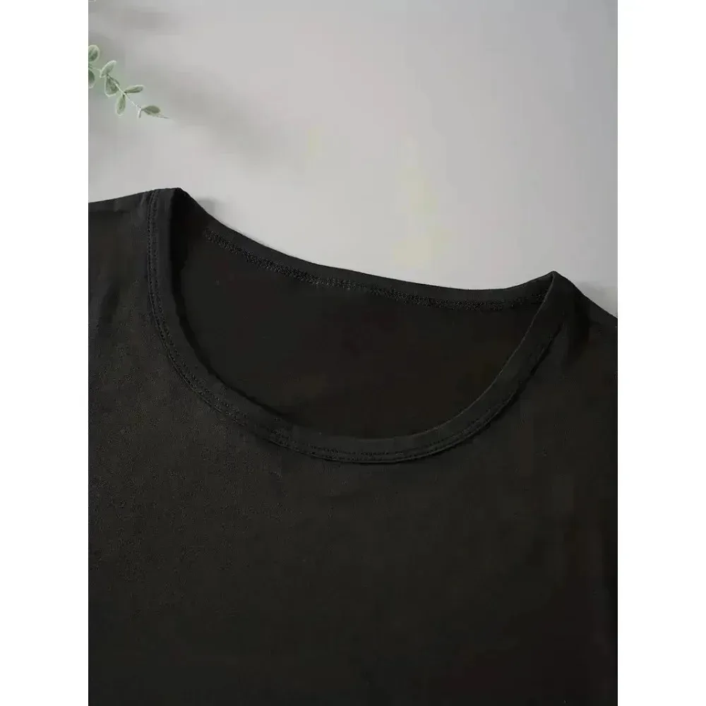 Summer 2026 New Vintage High Street Print Tee High Quality Y2k Stylish Casual Breathable Men's Crew Neck Print Tee - view 5