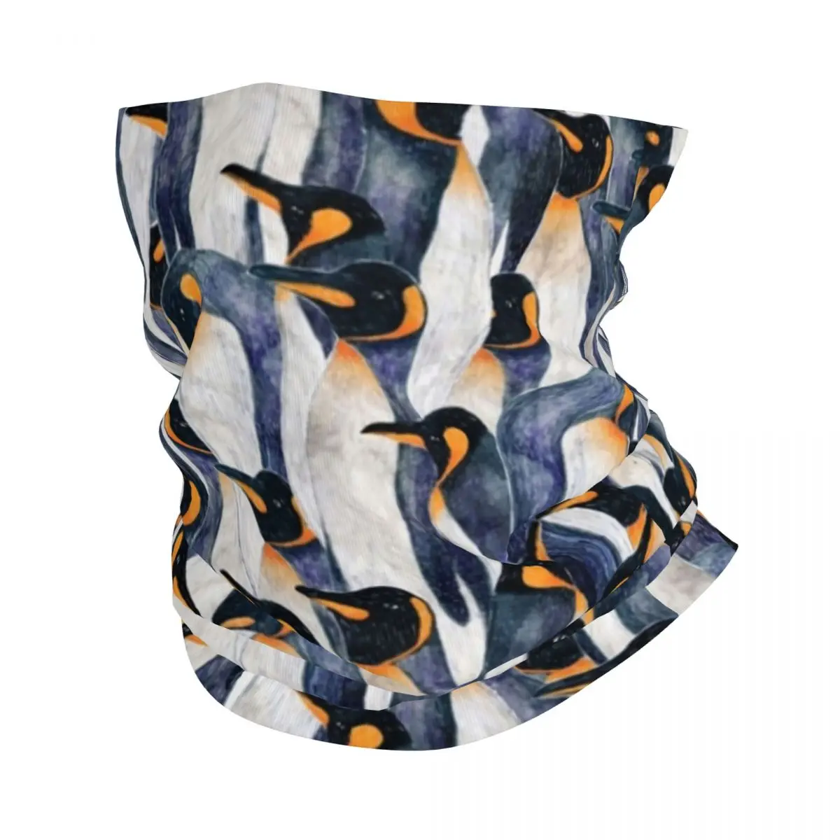 Singing Penguin Bandana Neck Cover Printed Cartoon Animal Magic Scarf Warm Cycling Scarf Running Unisex Adult Windproof