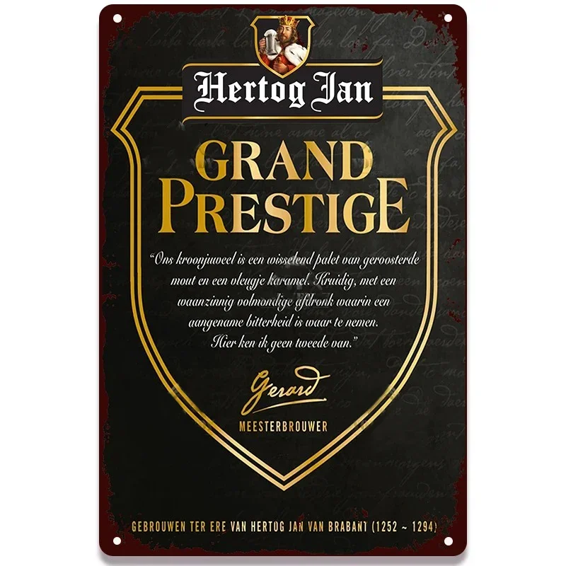 Retro Bier Poster W…