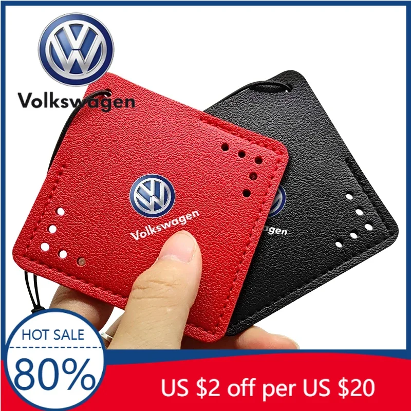 Ambientador colgante para coche Volkswagen VW, decoración con perfume de aromaterapia para Volkswagen Sagitar GTI Polo Passat R-Line Jetta